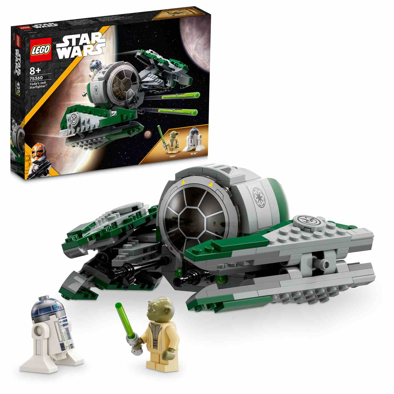 Lego Star wars  Caza Estelar Jedi de Yoda 75360