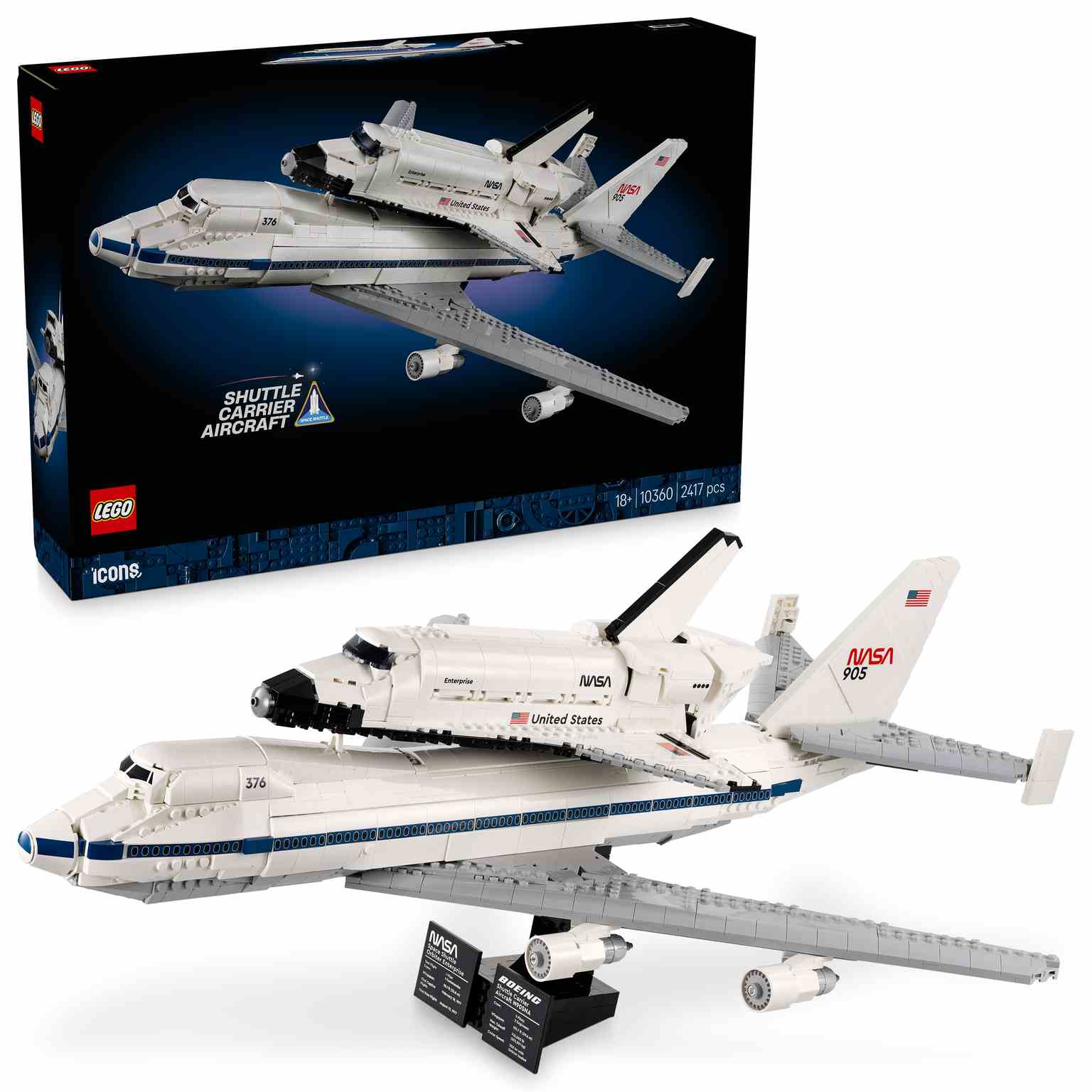 LEGO ICONS | Shuttle Carrier Aircraft - 10360
