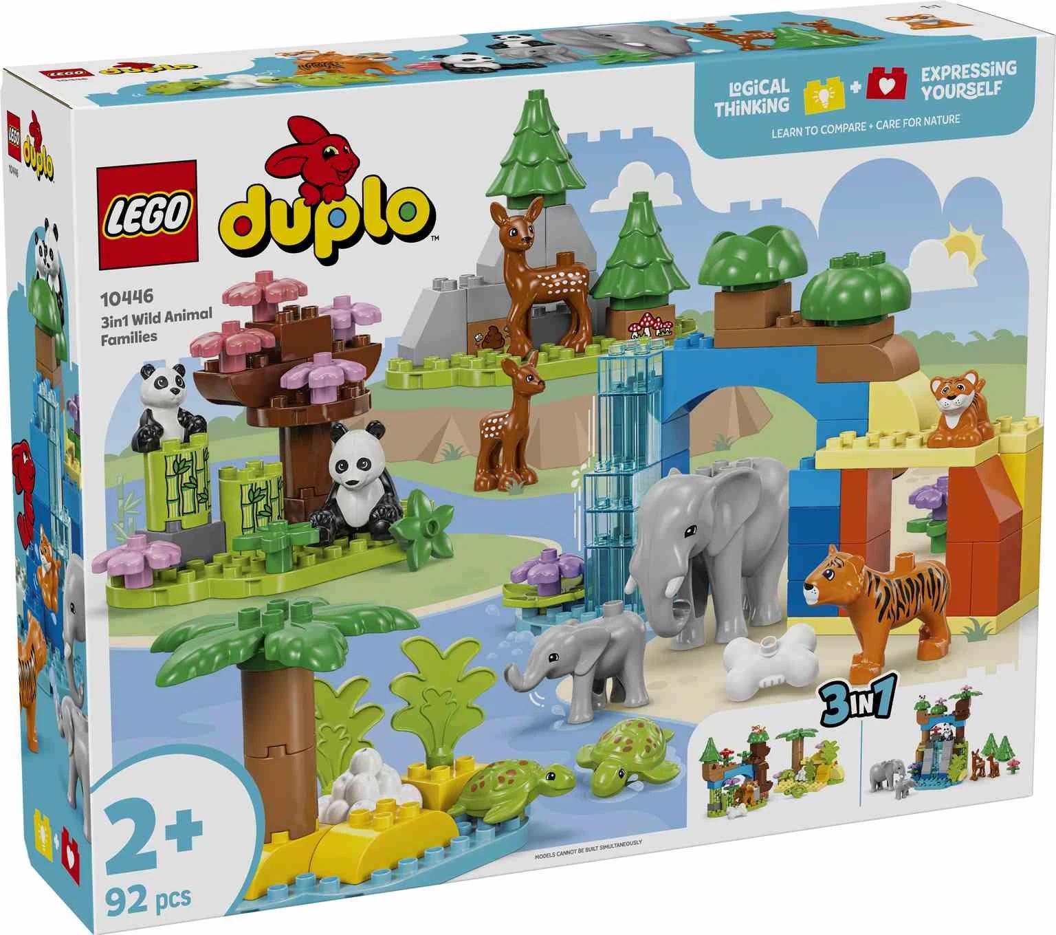 LEGO DUPLO | Familias de la Fauna Salvaje “3 en 1” - 10446