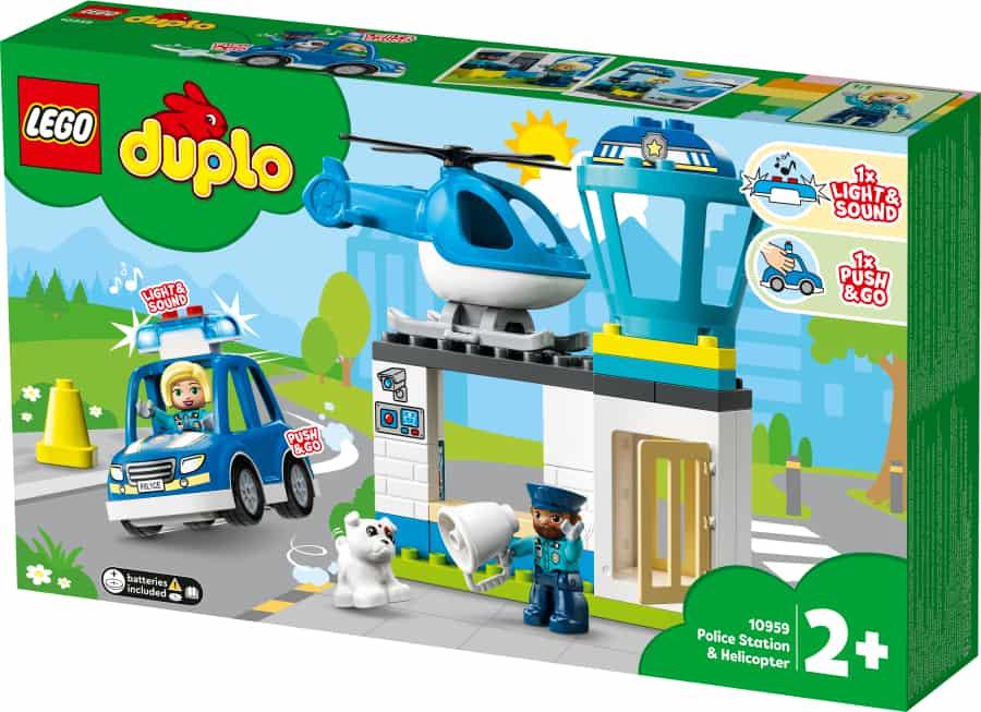 Lego Duplo Comisaría de Policía y Helicóptero 10959