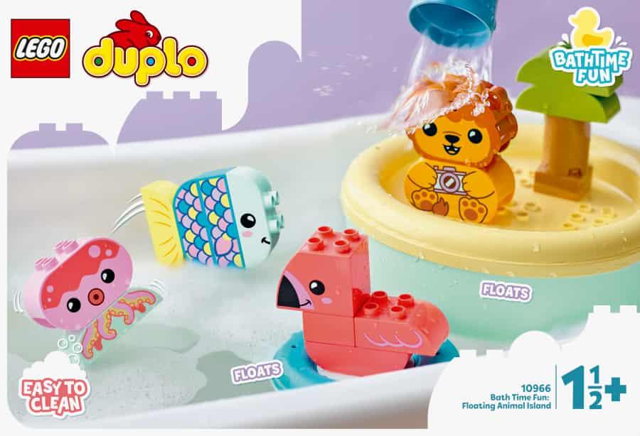 Lego Duplo Diversión en el Baño: Isla de los Animales Flotante 10966
