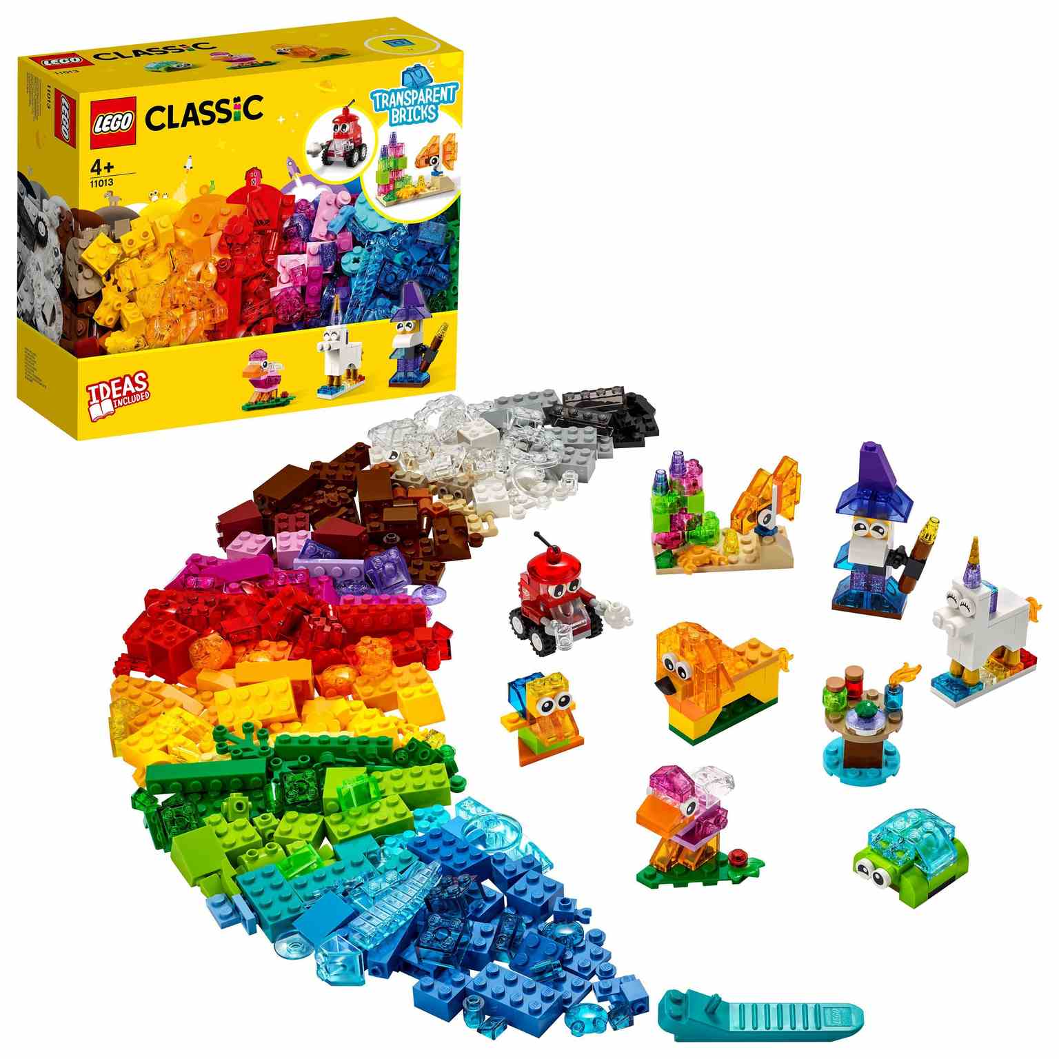 LEGO Classic | Ladrillos Creativos Transparentes 11013