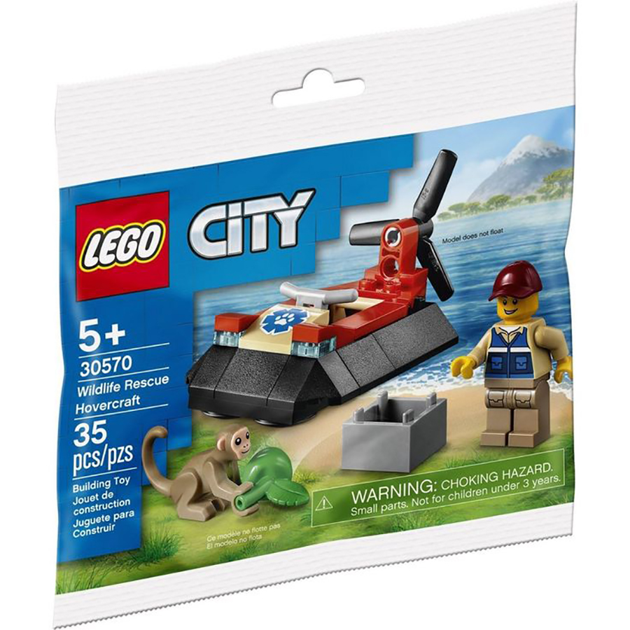 Lego City Rescate de la Fauna Salvaje: Aerodeslizador 30570