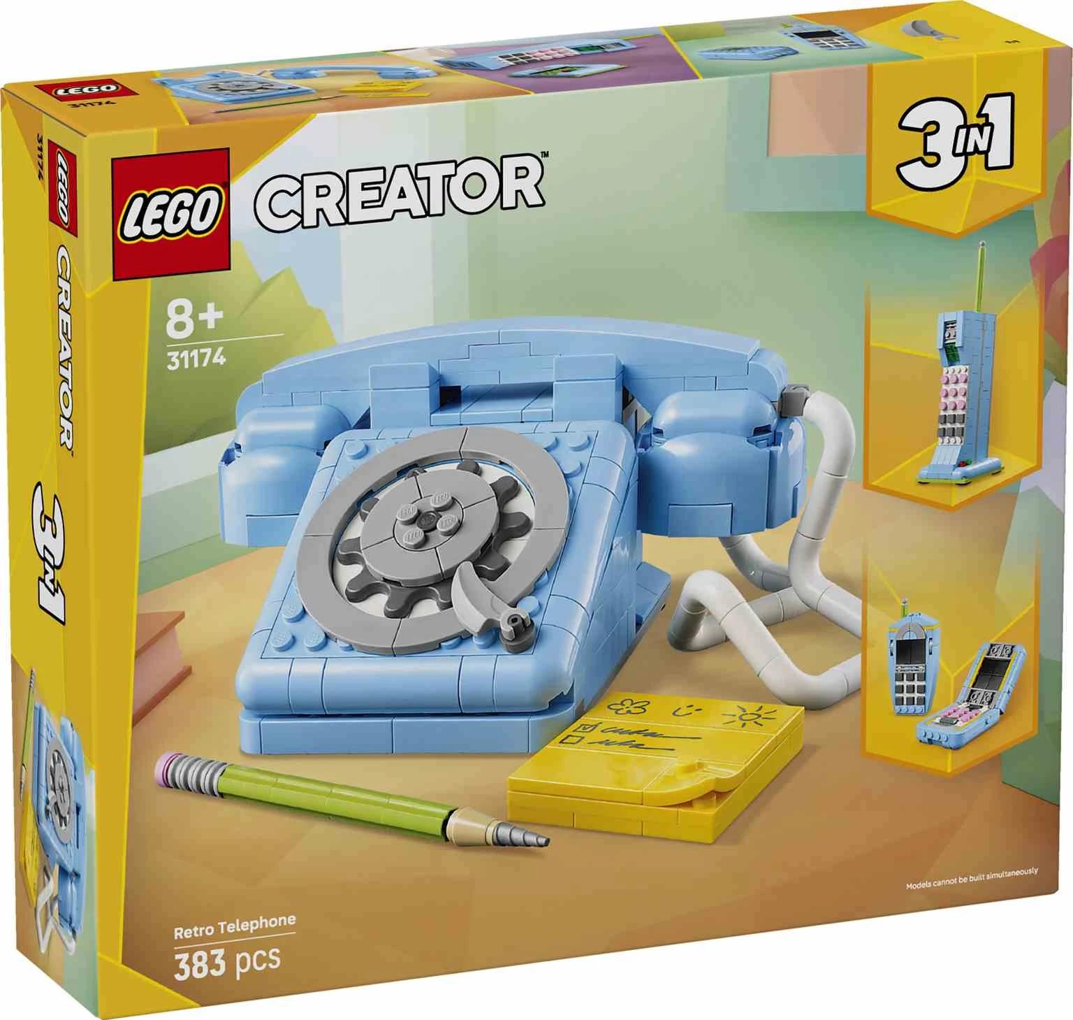 LEGO CREATOR 3en1 | Teléfono Retro - 31174