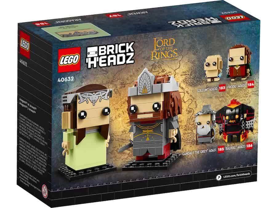 LEGO BrickHeadz | Aragorn™ y Arwen™ 40632