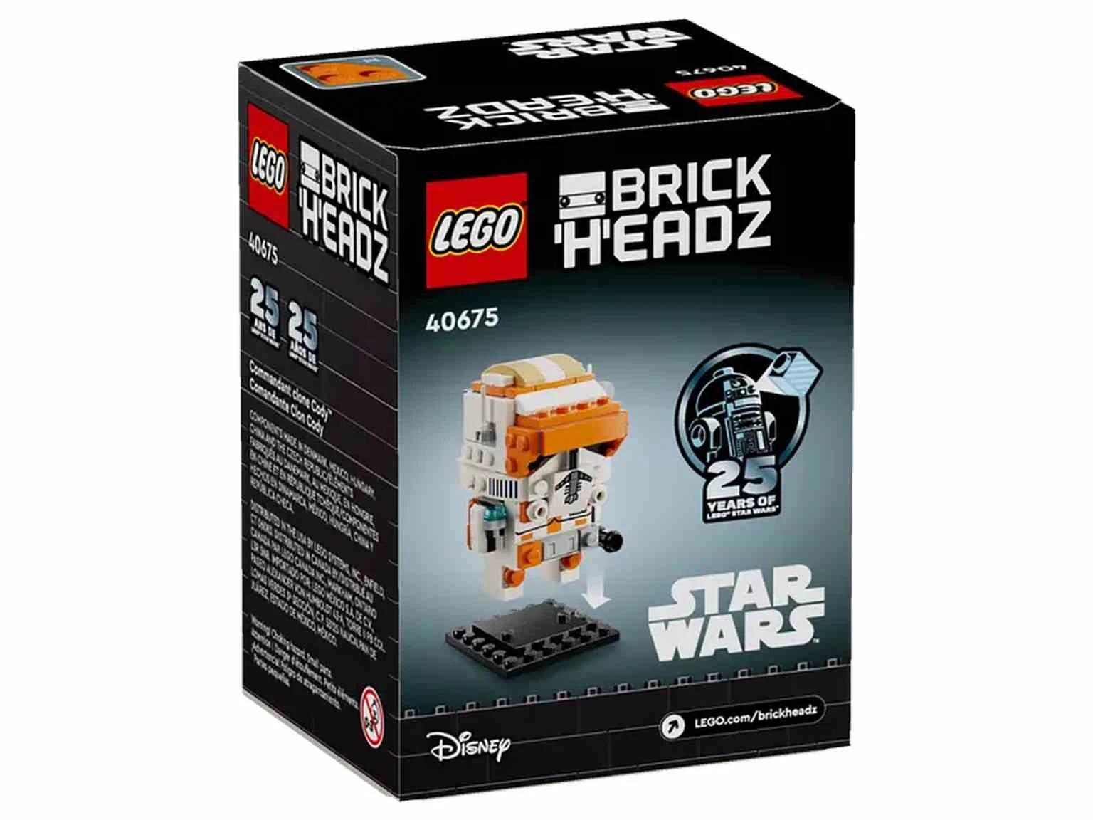 LEGO BRICK HEADZ | Comandante Clon Cody - 40675