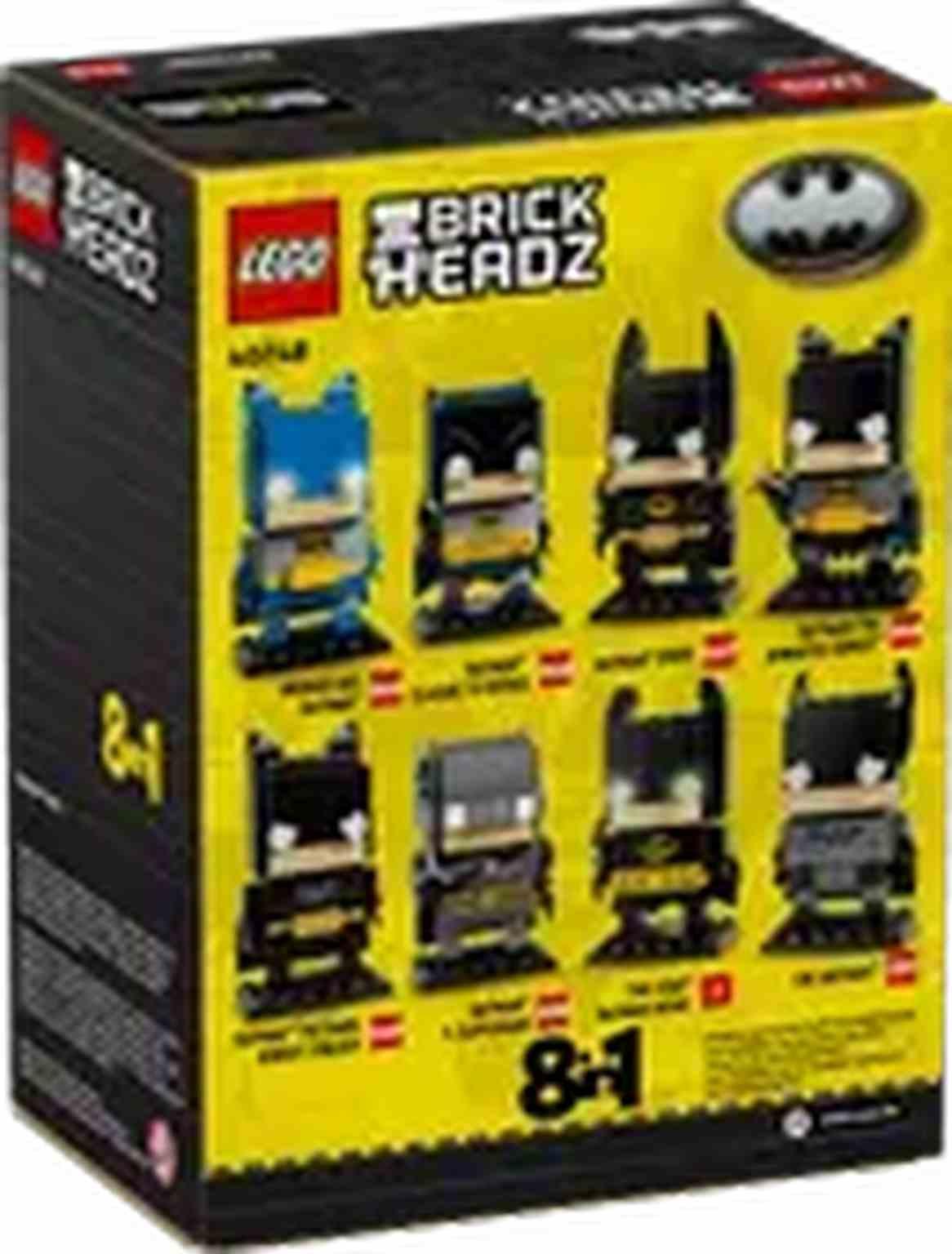 LEGO BRICK HEADZ |Figura de Batman 8en1 - 40748