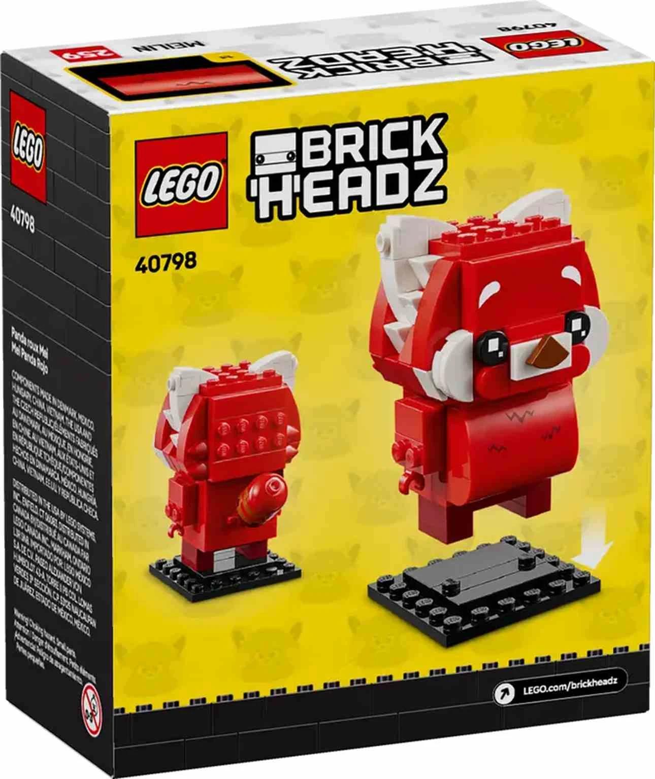 LEGO BRICK HEADZ | Mei Panda Rojo - 40798