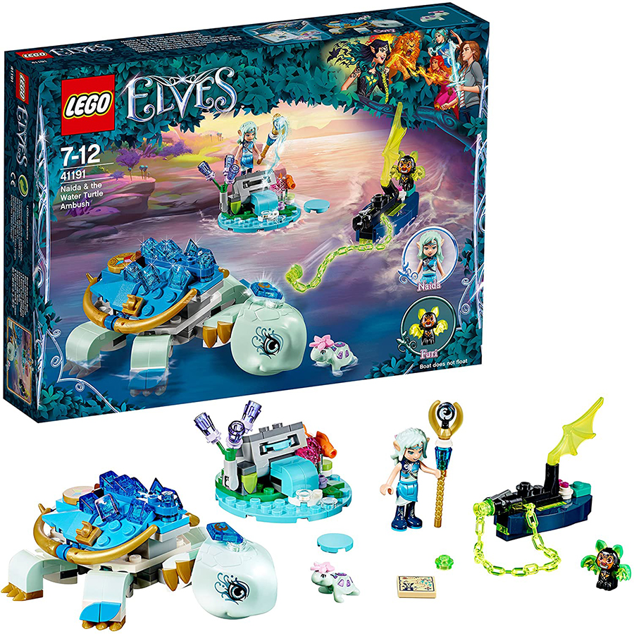 Lego Elves Naida y la emboscada de la tortuga del agua 41191