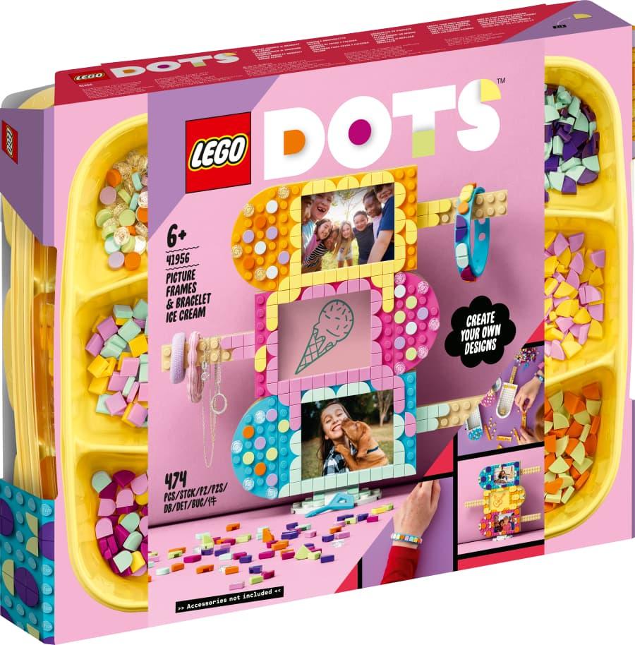 Lego DOTS Marcos de Fotos y Pulsera Helados 41956