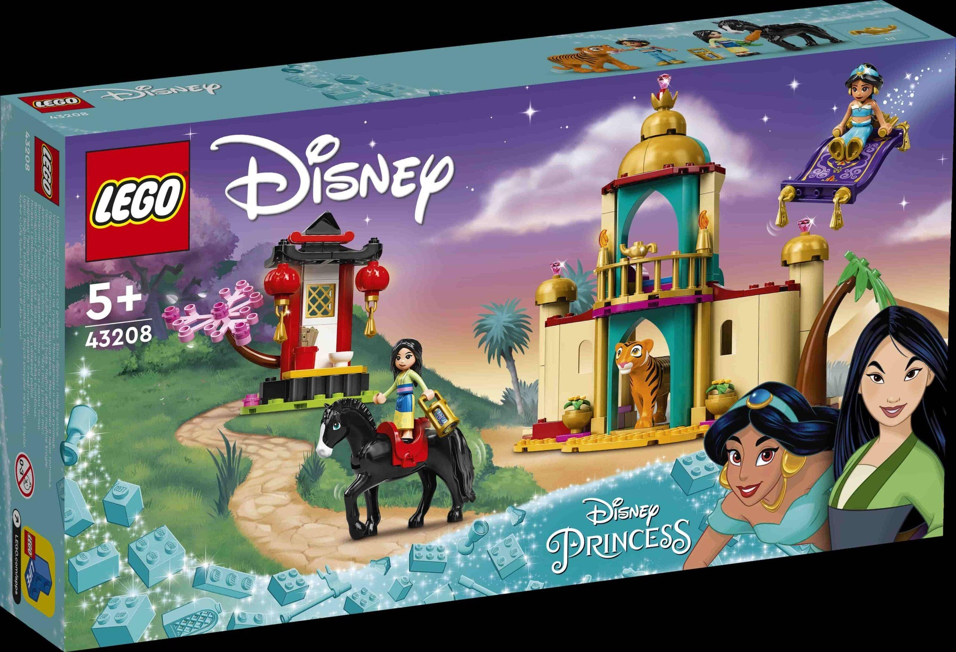Lego Disney Princess Aventura de Jasmine y Mulán 43208