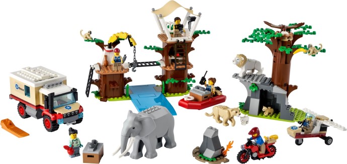 Lego City- Campamento de rescate de la fauna salvaje