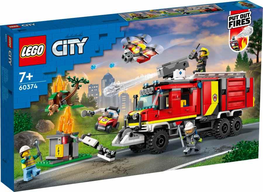 Lego City Unidad Móvil de Control de Incendios 60374