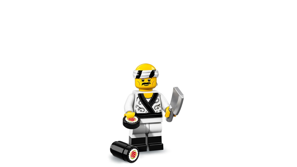 Lego Minifiguras Ninjago Movie Chef de sushi 71019 19