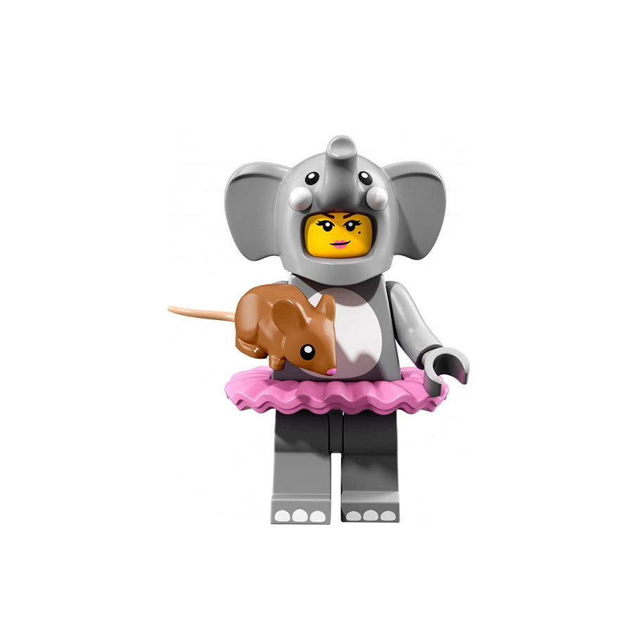 Lego Minifiguras Serie 18 Fiesta Chica con disfraz de Elefante 71021 01