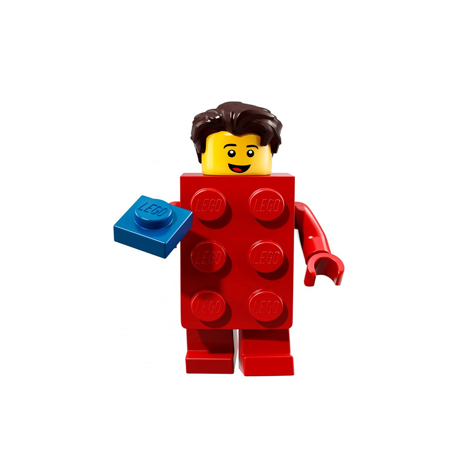 Lego Minifiguras Serie 18 Fiesta Chico con disfraz de Brick Lego 71021 02