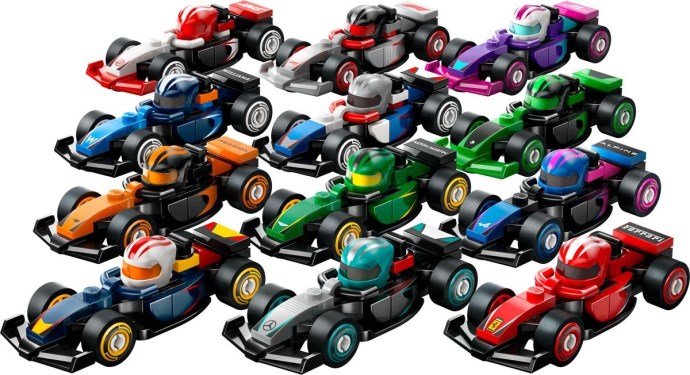 LEGO Minifiguras | Edición F1 SERIE COMPLETA 12 UNIDADES - 71049-SC