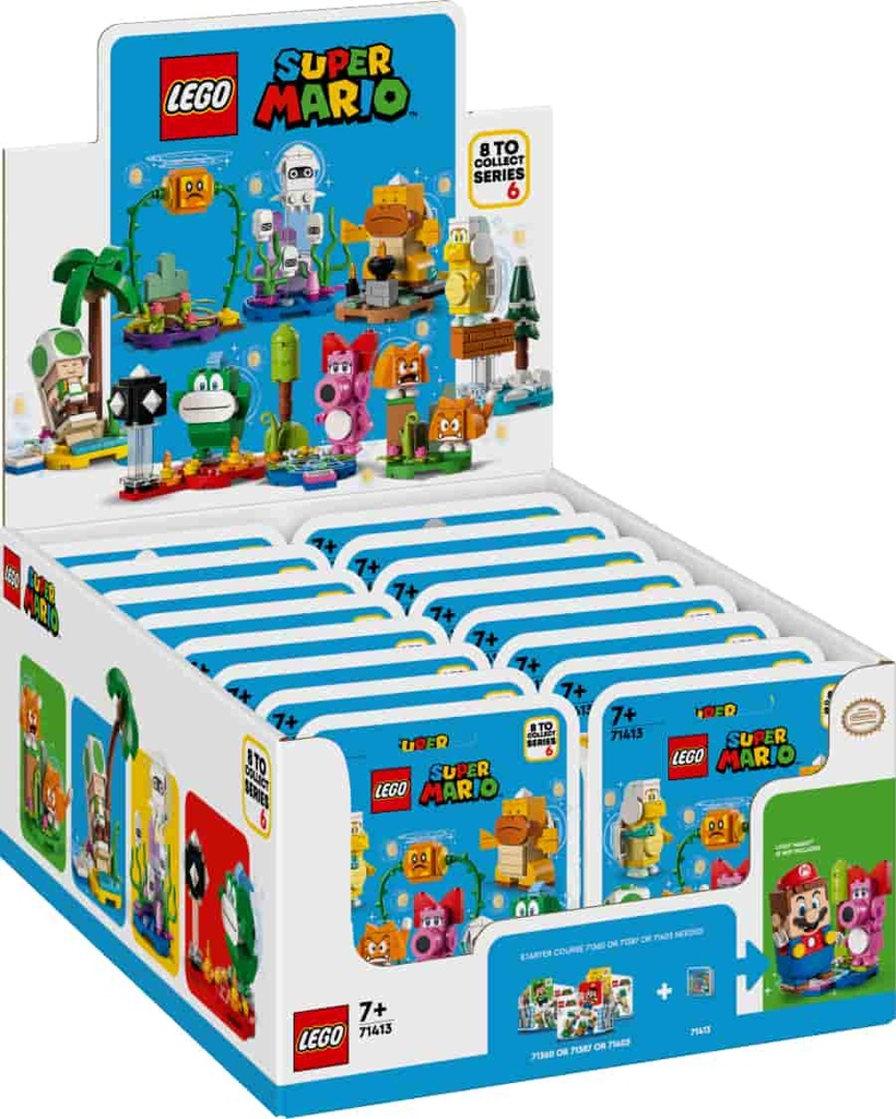 LEGO Super Mario Packs de Personajes: Edición 6 Caja 16Ud 71413-CC