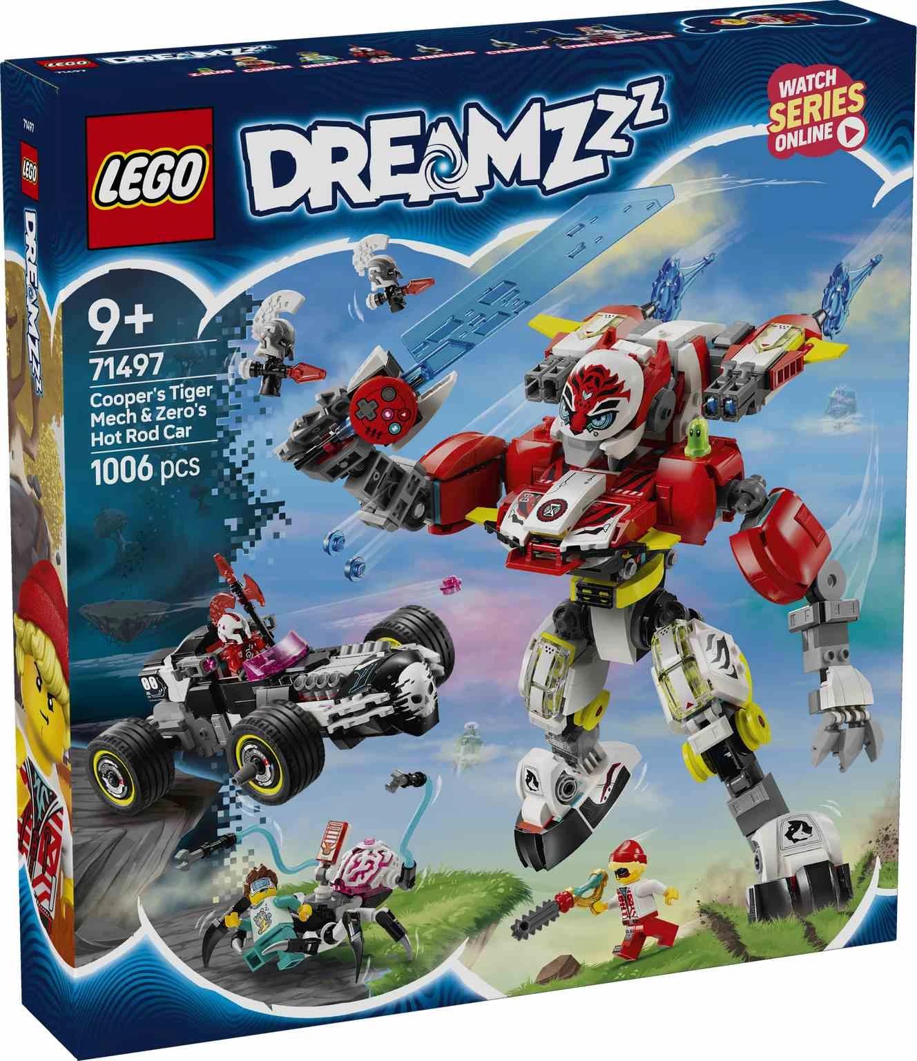 LEGO DREAMZzz | Meca Tigre de Cooper y Bólido de Zero - 71497