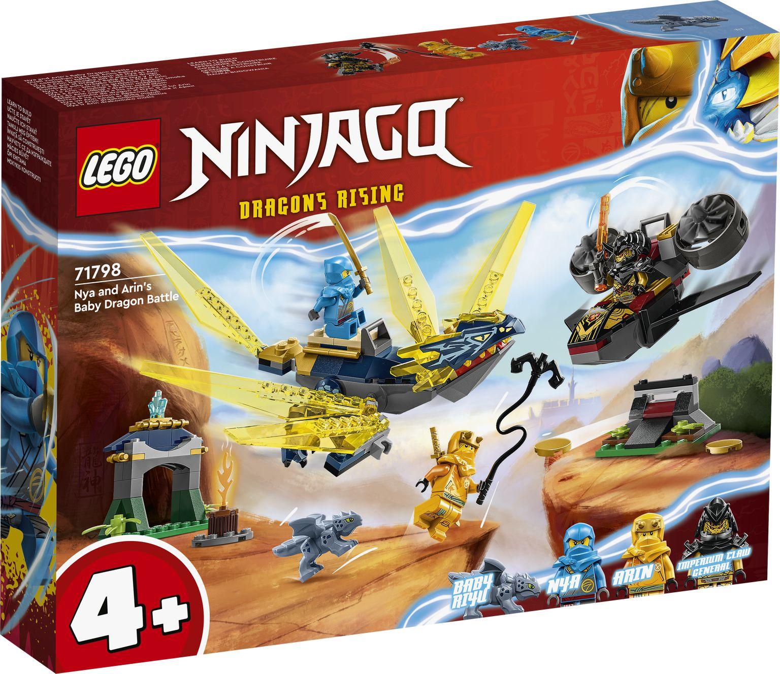 LEGO Ninjago | Batalla por el Dragón Bebé de Nya y Arin 71798