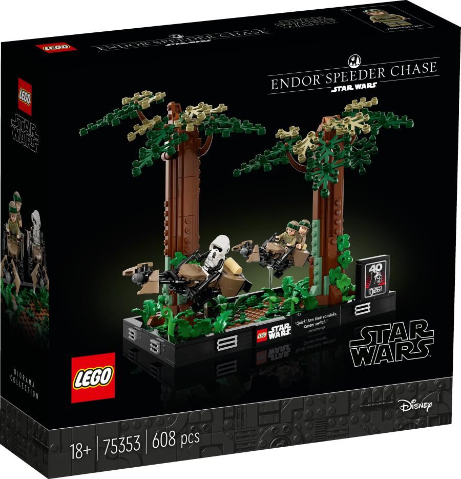 Lego Star Wars Diorama Duelo de Speeders en Endor 75353