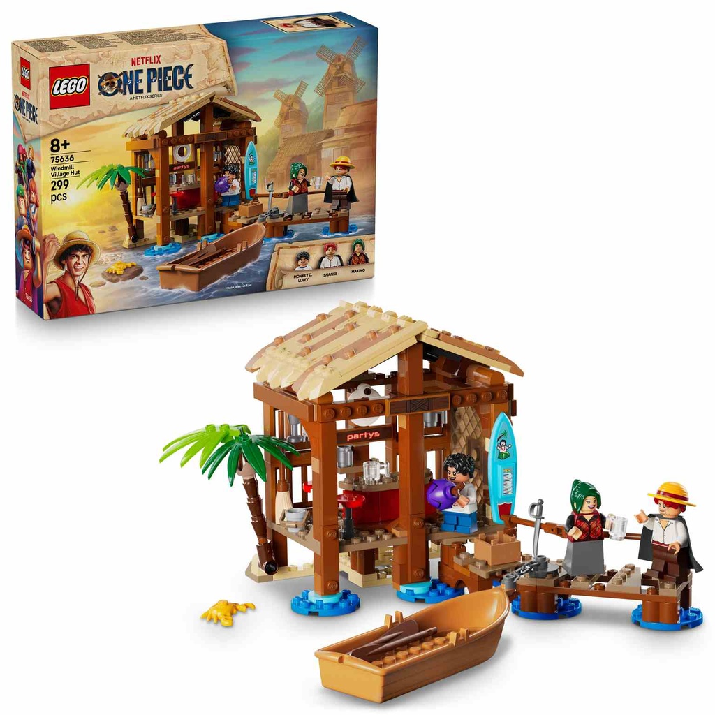 LEGO ONE PIECE | Cabaña del Pueblo Molino - 75636
