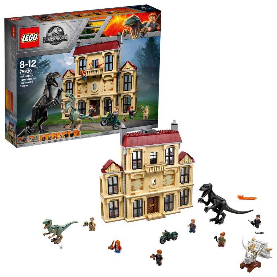 LEGO Jurasssic World | Caos del indorraptor en la masión Lockwood 75930