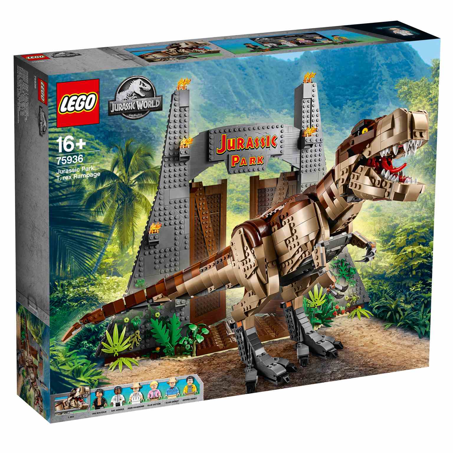 LEGO Jurasssic World | Parque Jurásico Caos del T. rex 75936