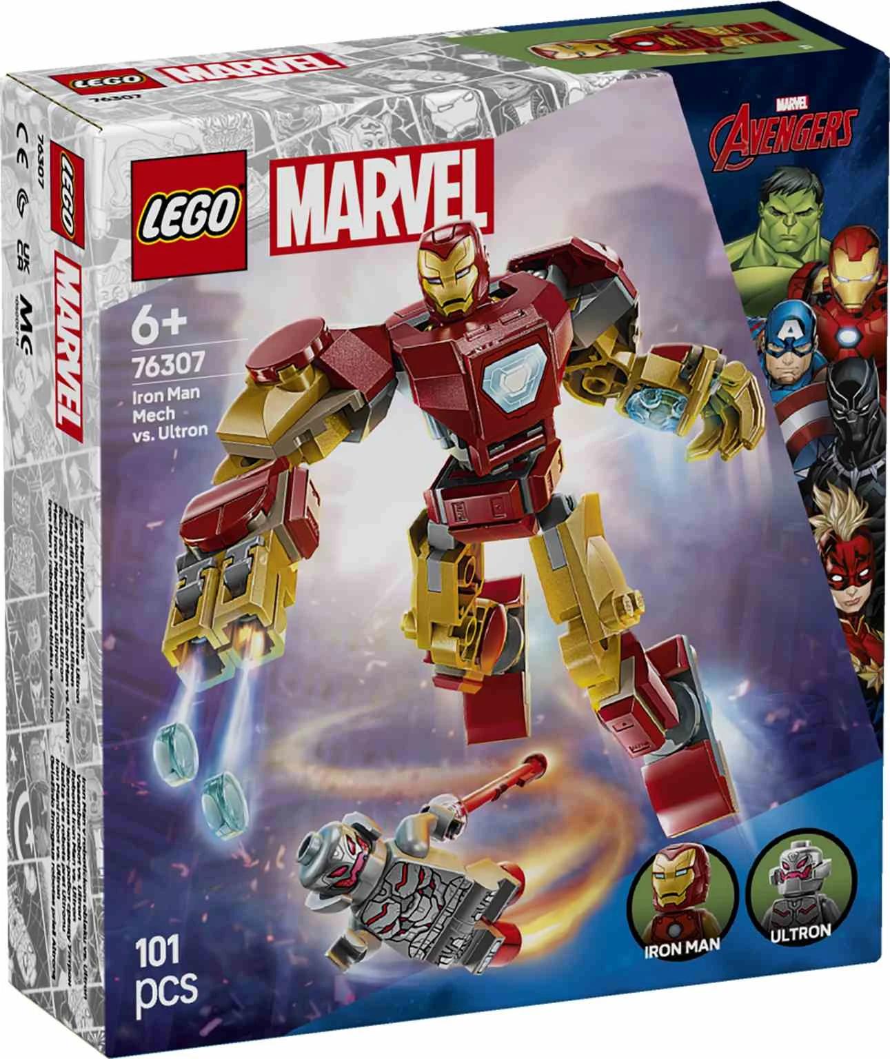 LEGO MARVEL | Armadura Robótica de Iron Man vs. Ultrón - 76307