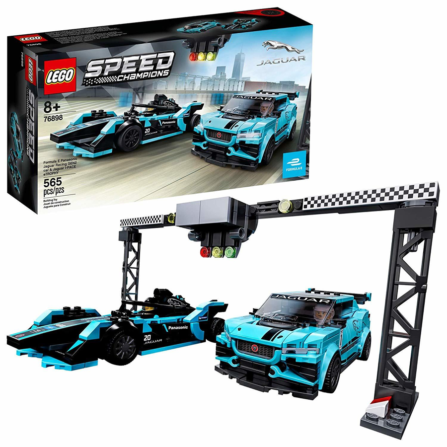 LEGO Speed Champions | Formula E Panasonic Jaguar Racing GEN2 car & Jaguar IPACE eTROPHY 76898