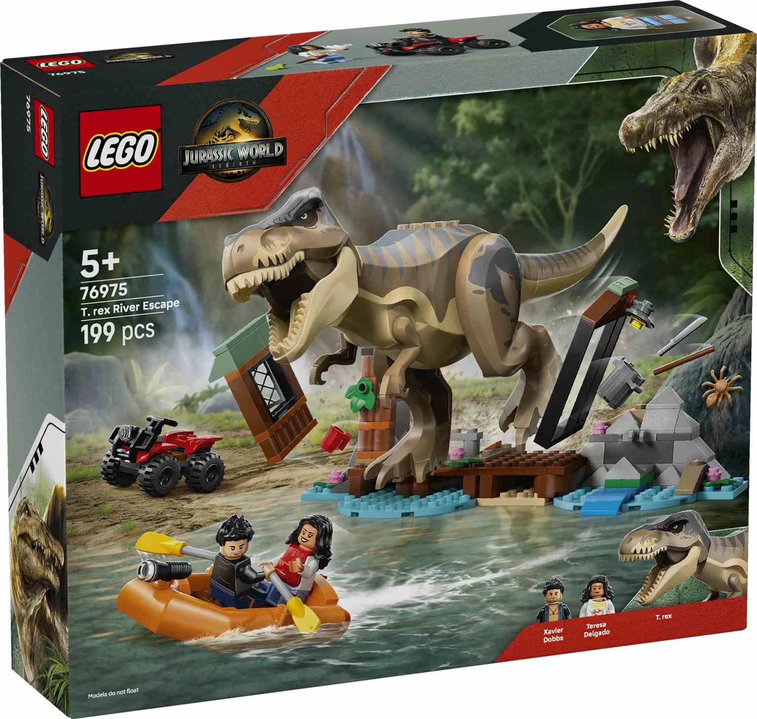 LEGO Jurassic World | Huida por el Río y T. rex a la Caza - 76975
