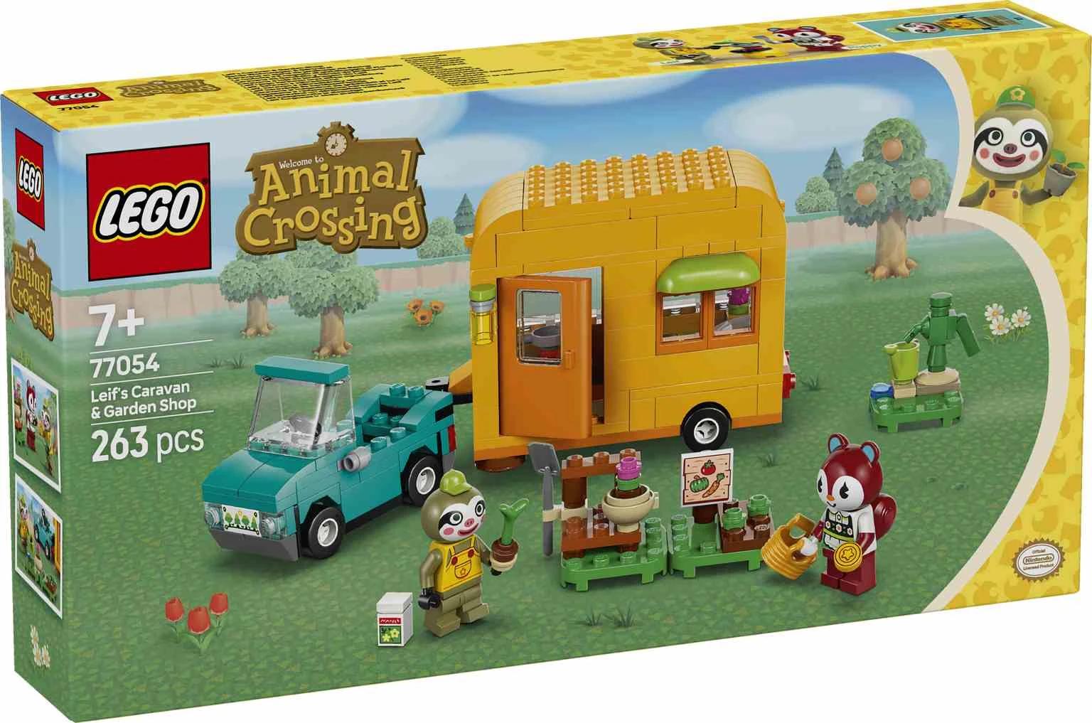LEGO Animal Crossing | Caravana de Gandulio y tienda de jardinería - 77054