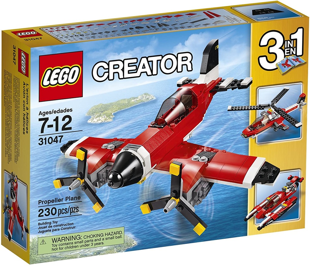 LEGO CREATOR 3 en 1 | Avion con helices 31047