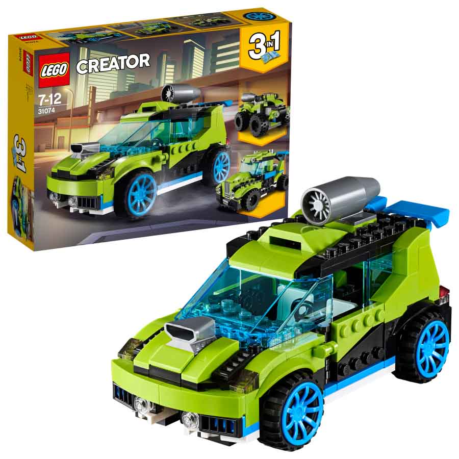 LEGO CREATOR 3 en 1 | Coche de rally a reacción 31074