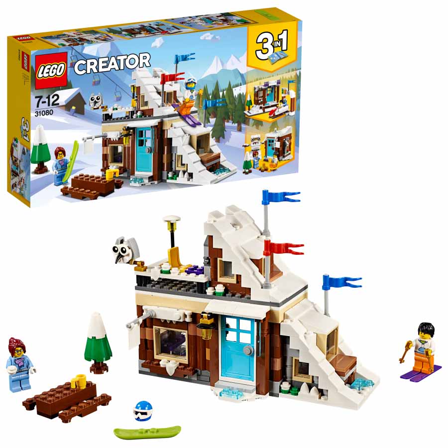 LEGO CREATOR 3 en 1 | Refugio de invierno modular 31080