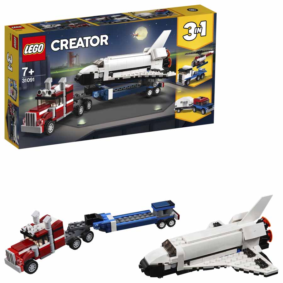 LEGO CREATOR 3 en 1 | Transporte de la Lanzadera 31091