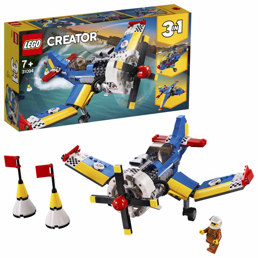LEGO CREATOR 3 en 1 | Avión de Carreras 31094