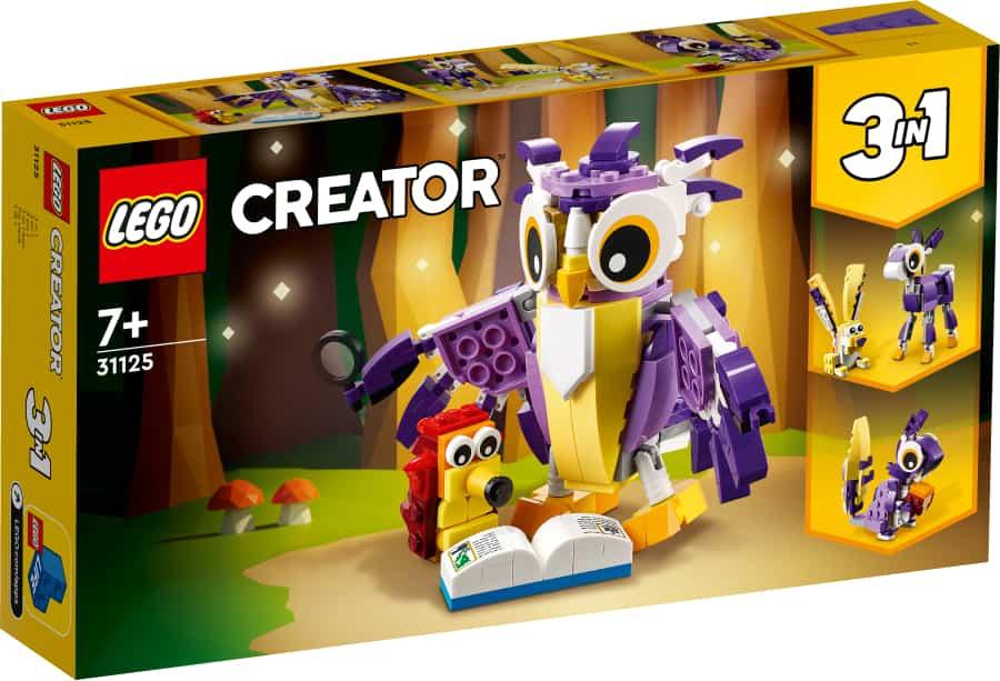 LEGO CREATOR 3 en 1 | Criaturas Fantásticas del Bosque 31125