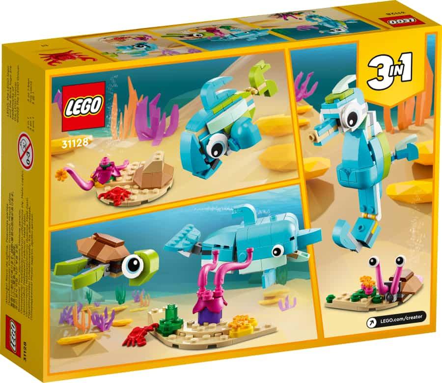 LEGO Creator 3 en 1 | Delfín y Tortuga 31128