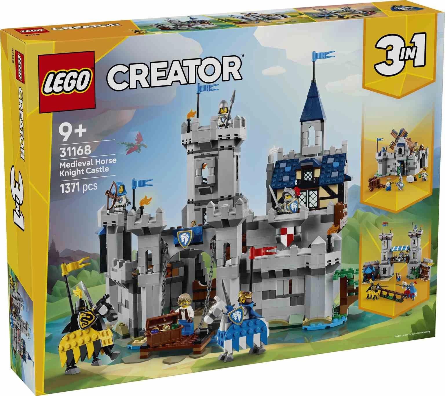 LEGO CREATOR 3en1 | Castillo Medieval de los Caballeros del Corcel - 31168