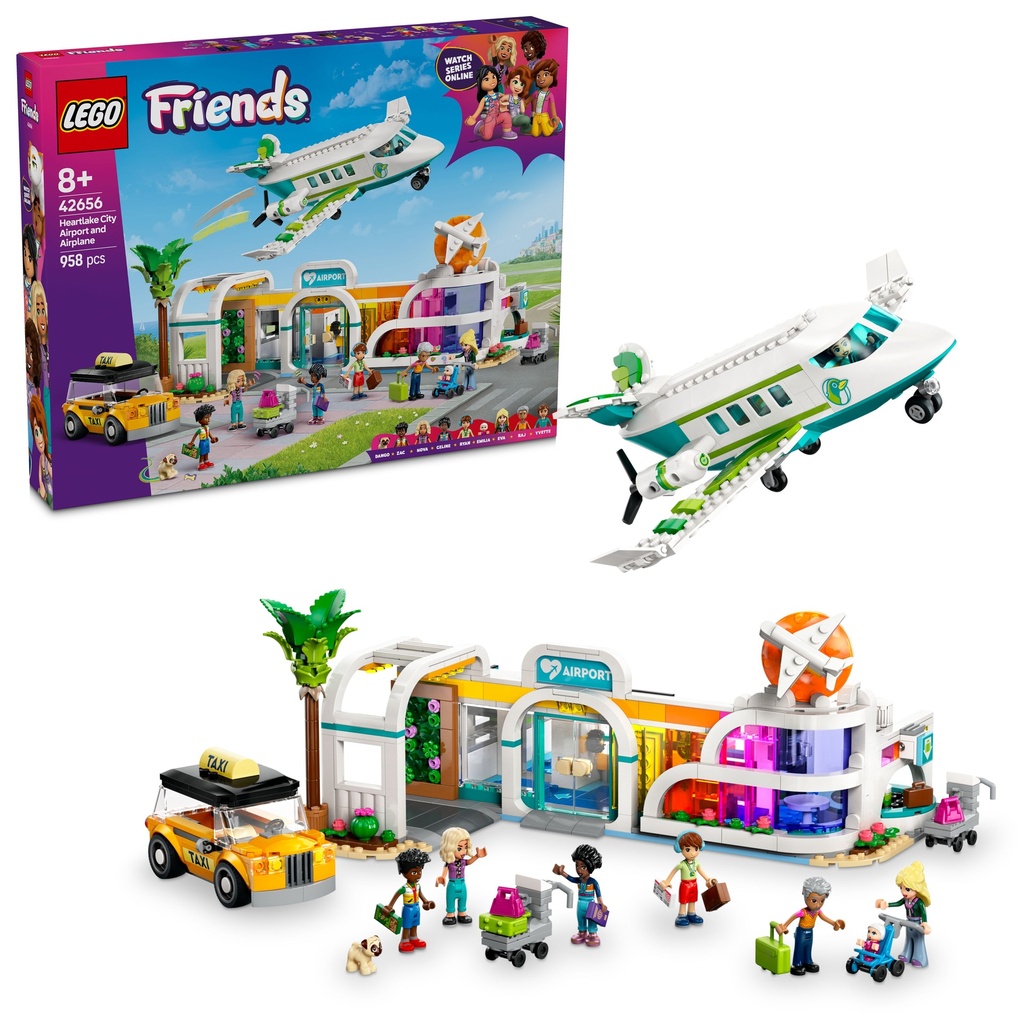LEGO Friends | Avión y Aeropuerto de Heartlake City - 42656