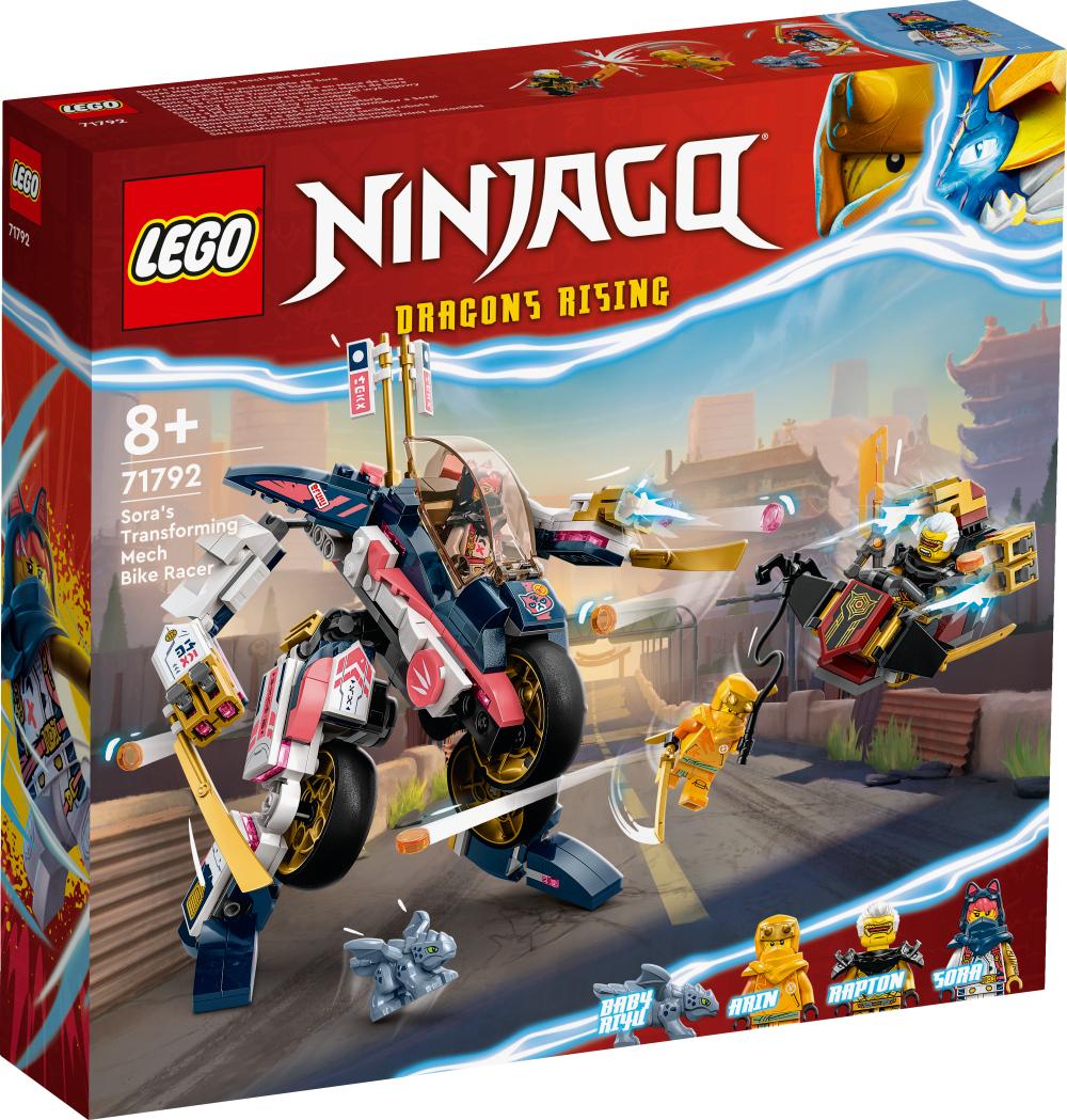 LEGO NINJAGO | Moto de Carreras Transformable en Meca de Sora 71792