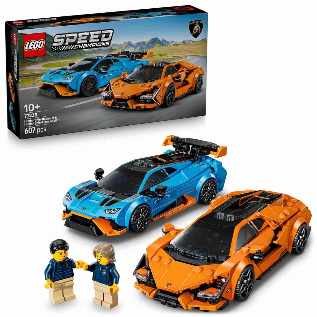 LEGO Speed Champions | Lamborghini Revuelto y Huracán STO- 77238
