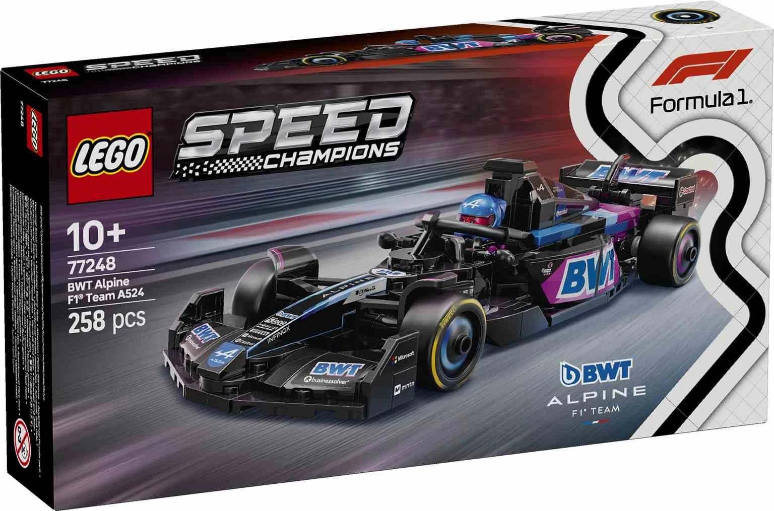 LEGO Speed Champions | Coche de Carreras BWT Alpine F1® Team A524 - 77248
