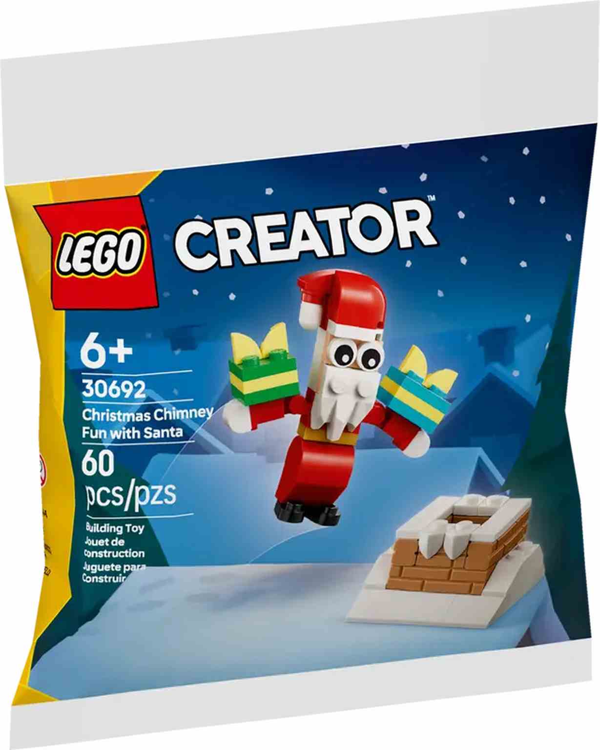 LEGO Creator Chimenea Navideña con Papá Noel - 30692
