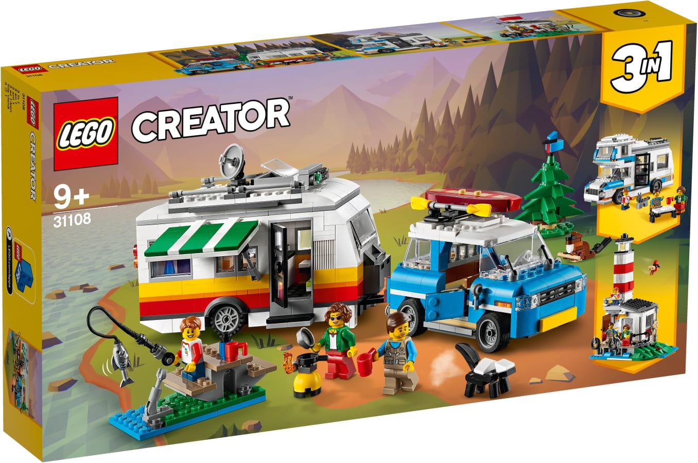 Lego Creator Vacaciones Familiares en Caravana 31108