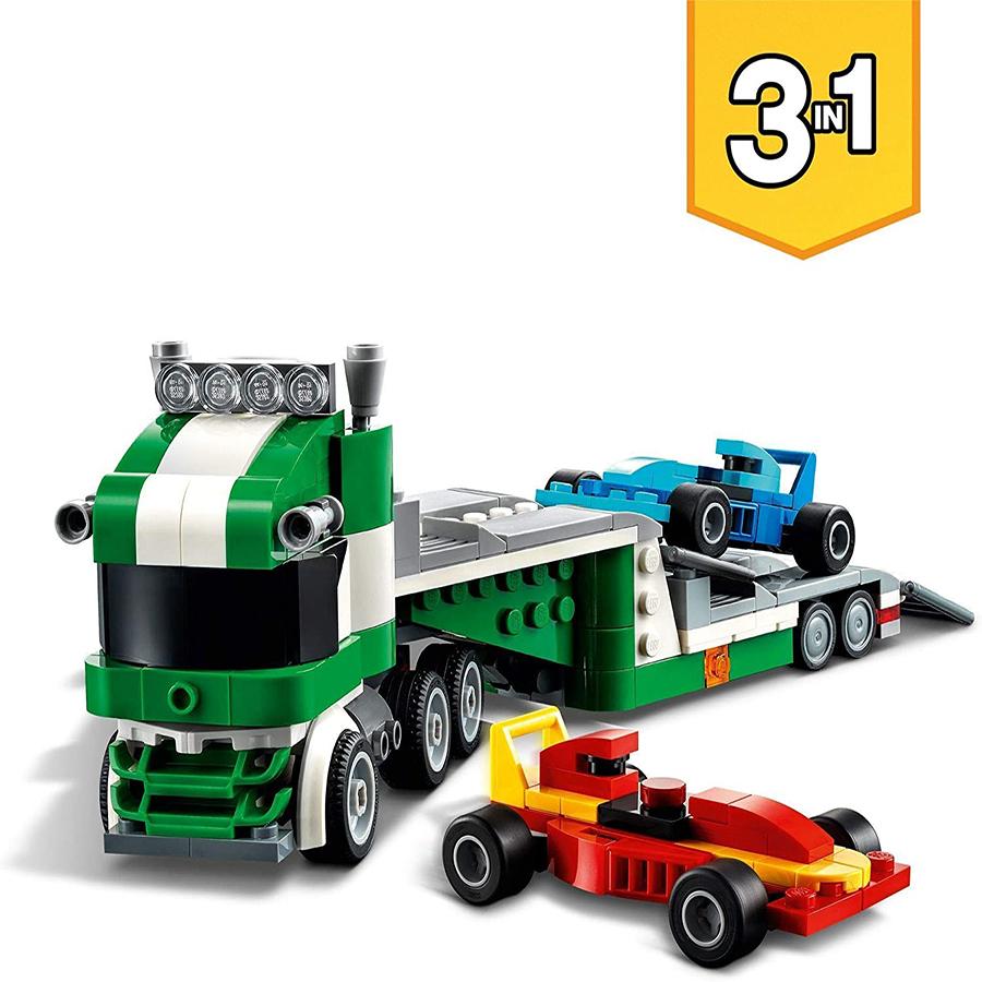 LEGO CREATOR 3 en 1 | Transporte de Coches de Carreras 31113