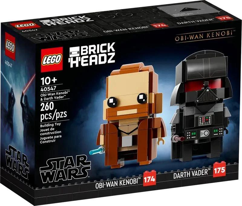 LEGO BrickHeadz | Obi-Wan Kenobi™ y Darth Vader™ 40547