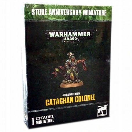 WARHAMMER 40K | Astra Militarum: Catachan Coronel (store anniversary miniature) 47-90