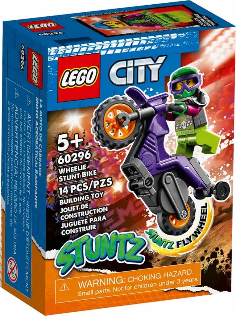 Lego City Wheelie Stunt Bike V29 60296